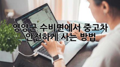 영양군 수비면에서 중고차, 안전하게 사는 방법